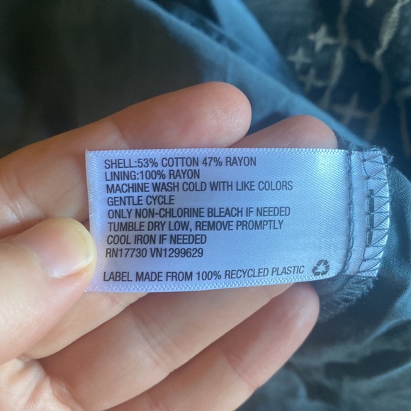 Knox Rose Steel Shore tiered flutter sleeve maxi dress. Sz M coastal cottagecore - Picture 6 of 8